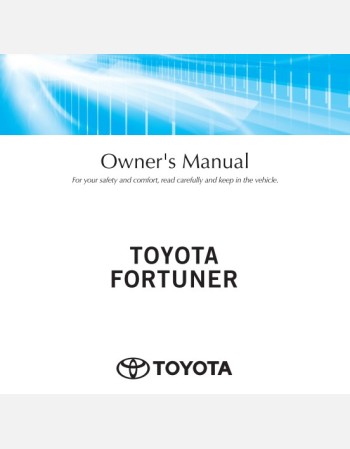 toyota fortuner 2020-2021 owners manual